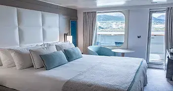 Deluxe cabin - Le boreal - Compagnie du Ponant - Antarctic Cruises