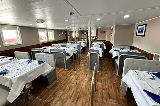 Dinning Room - MV Ushuaia - Antarpply Expeditions